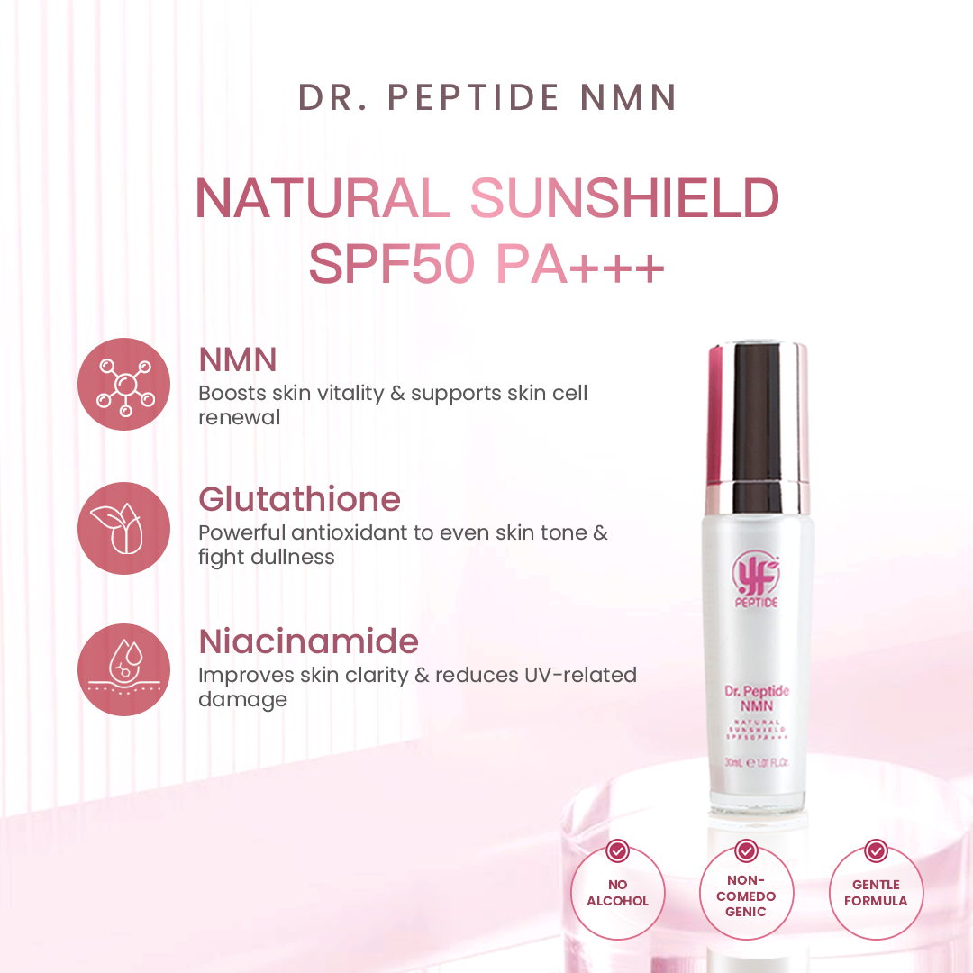 Dr.Peptide NMN Natural Sunshield [ SPF50 PA+++ ]